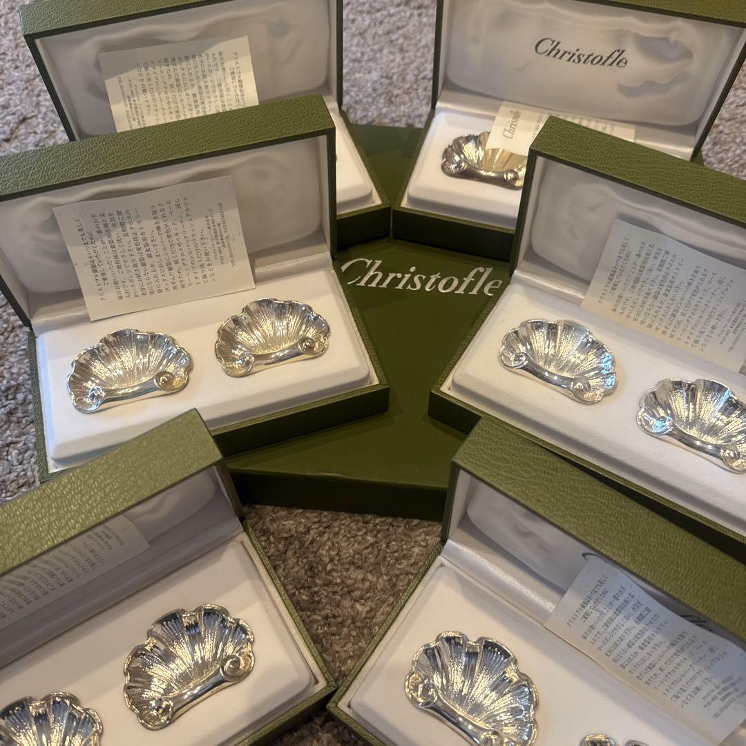 ト*マ様 クリストフル箸置き・箸１２本セット