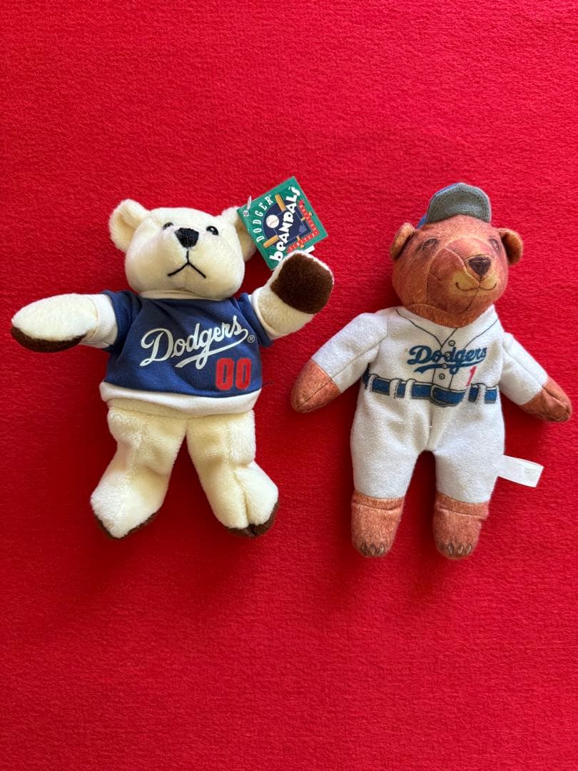 【激レア】ドジャース テディベア 2体