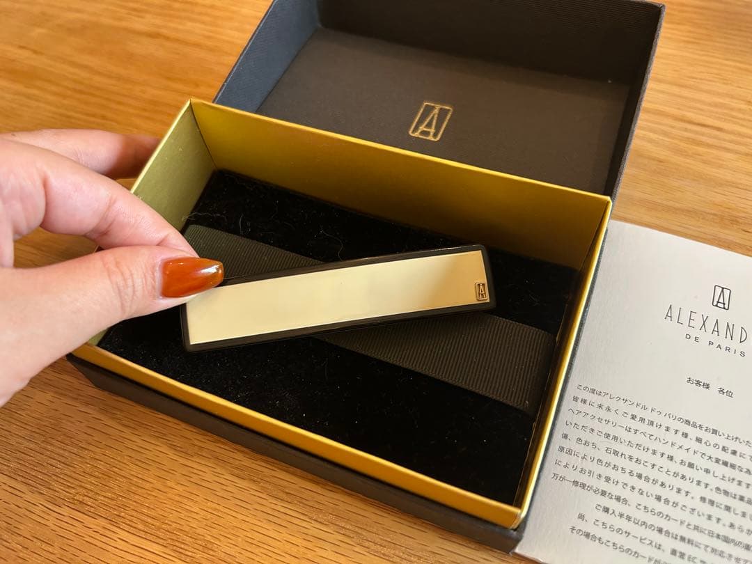 miyuさま専用アレクサンドルドゥパリ リズレLISERAI バレッタ8センチ