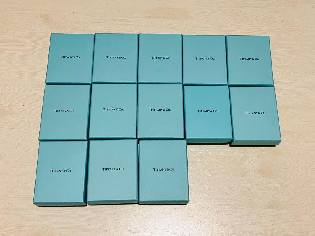 Tiffany & Co. アクセサリーギフトボックス 13個セット　旧型