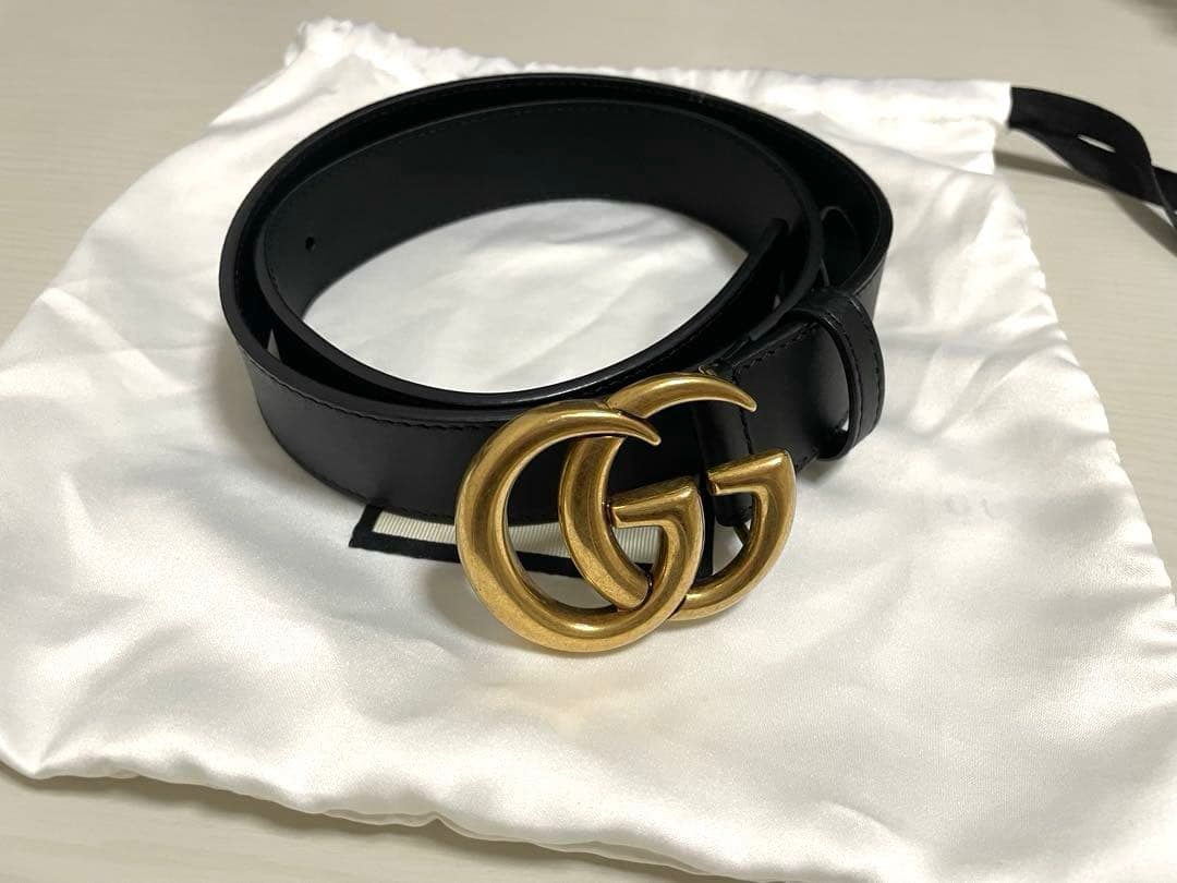 【美品】　GUCCI ダブルG ベルト　レディース
