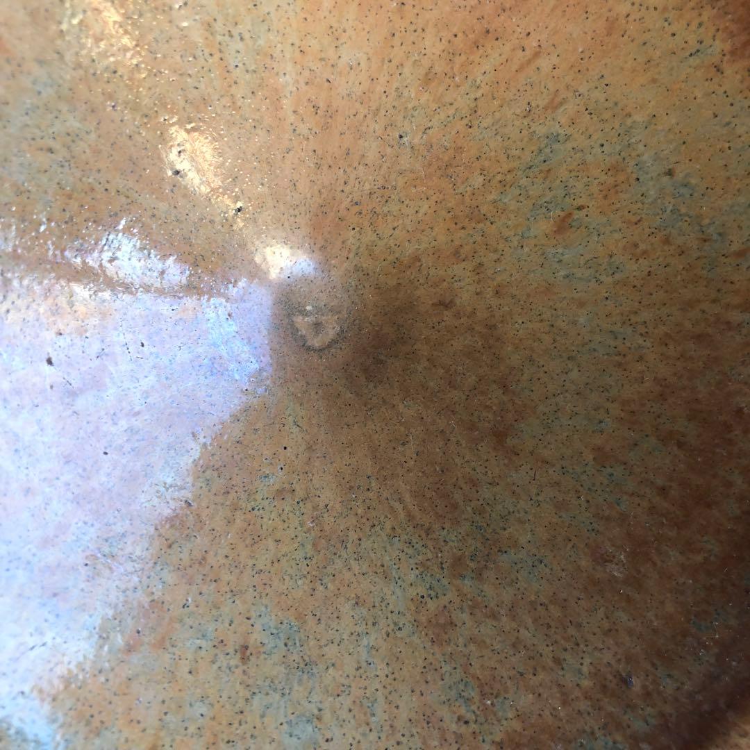 美しい古美術◼️蔵から美しい飴茶色の雰囲気のある抹茶茶碗が出て来ました。茶道具