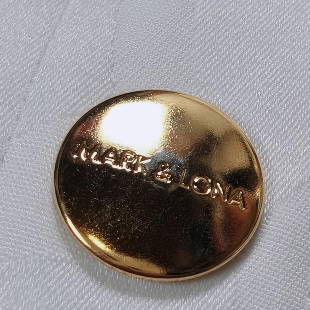 未使用 MARK&LONA ゴルフ スカート ホワイト カモ 38 M