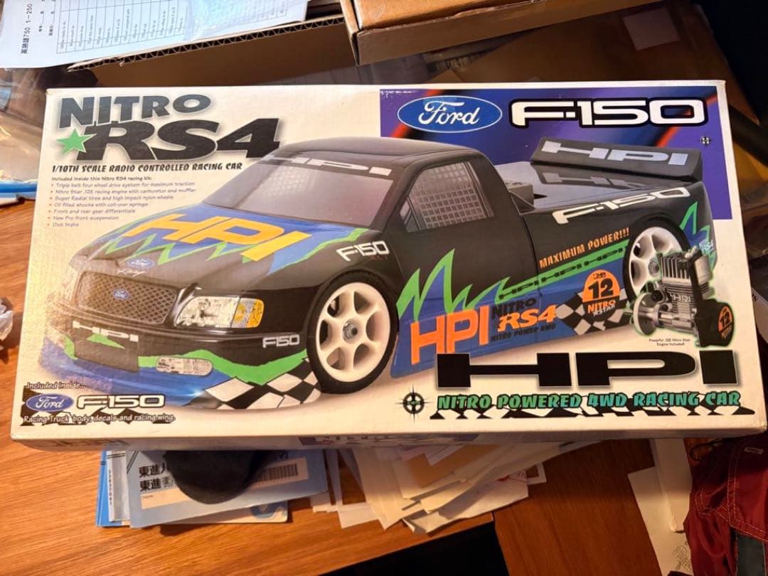 ホビーラジコン HPI RTR NITRO RS4 3 KIT WITH FORD F-150
