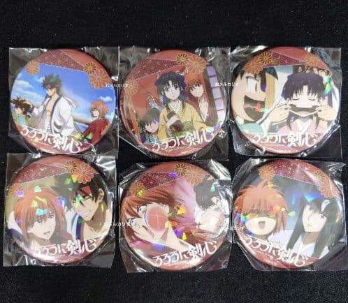 【店舗限定ガチャ】るろうに剣心 ファントエス BIGホログラム缶バッジ コンプ