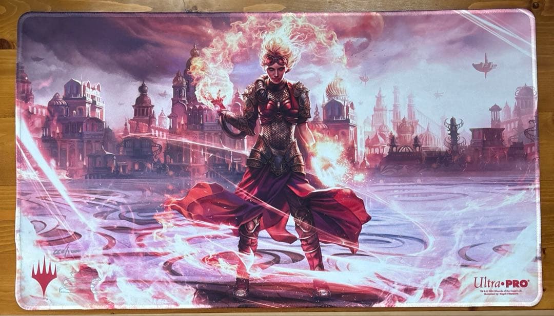 MTG 反逆の先導者、チャンドラ　プレイマット　サイン・シリアル入り