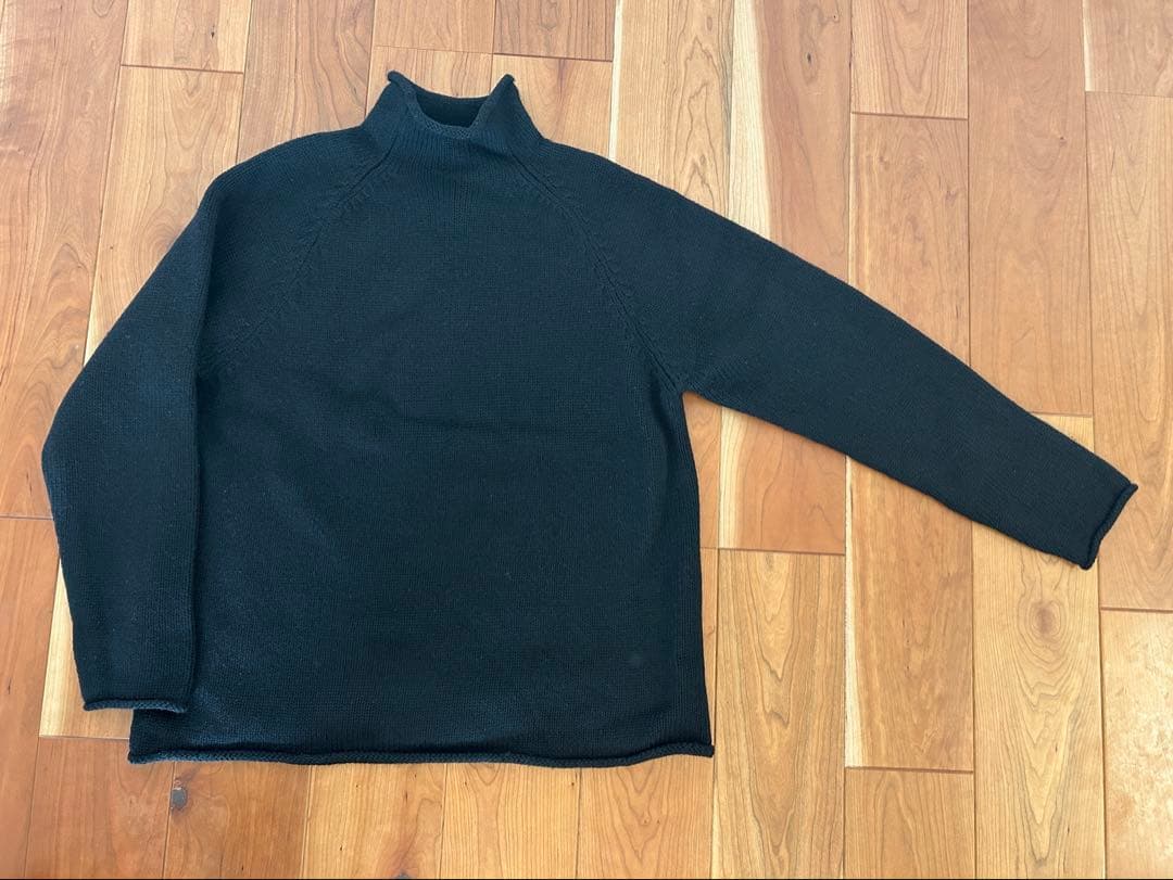 J.CREW ロールネック ニット 黒 タートルネック OLD セーター