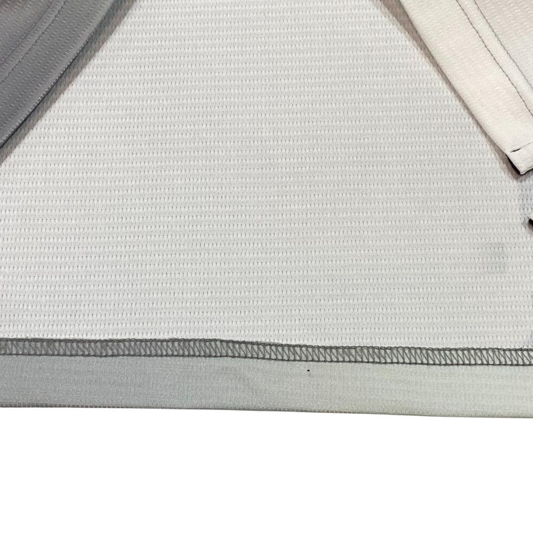 ウノピュウノウグァーレトレ 半袖 ポロシャツ M ゴルフ ホワイト グレー