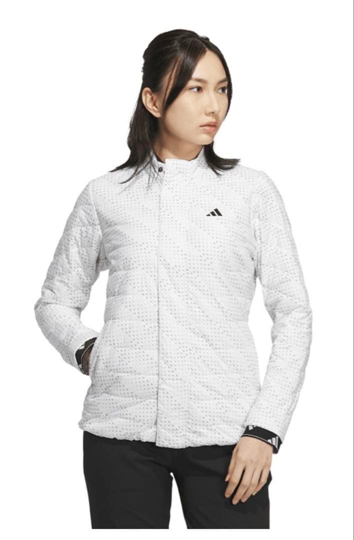 【新品タグ付き】adidas レディースジャケットホワイト (S)