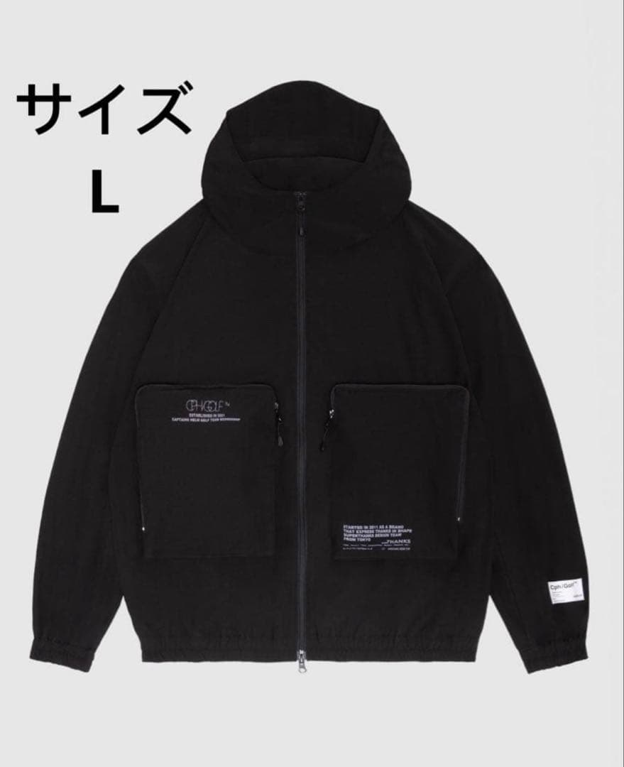 CPH /Golf フード付きナイロンジャケット Lサイズ