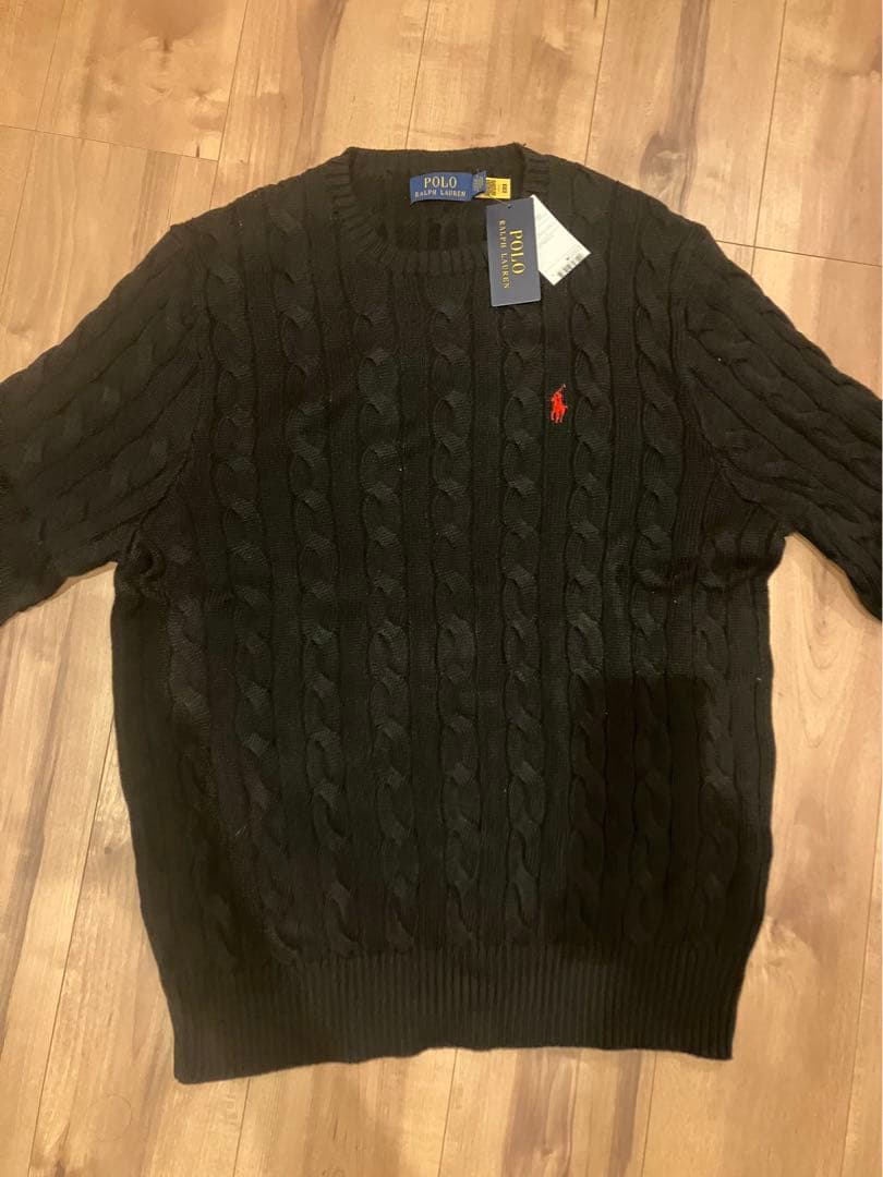 ラルフローレン　ケーブルニット　usLサイズ　新品未使用タグ付き
