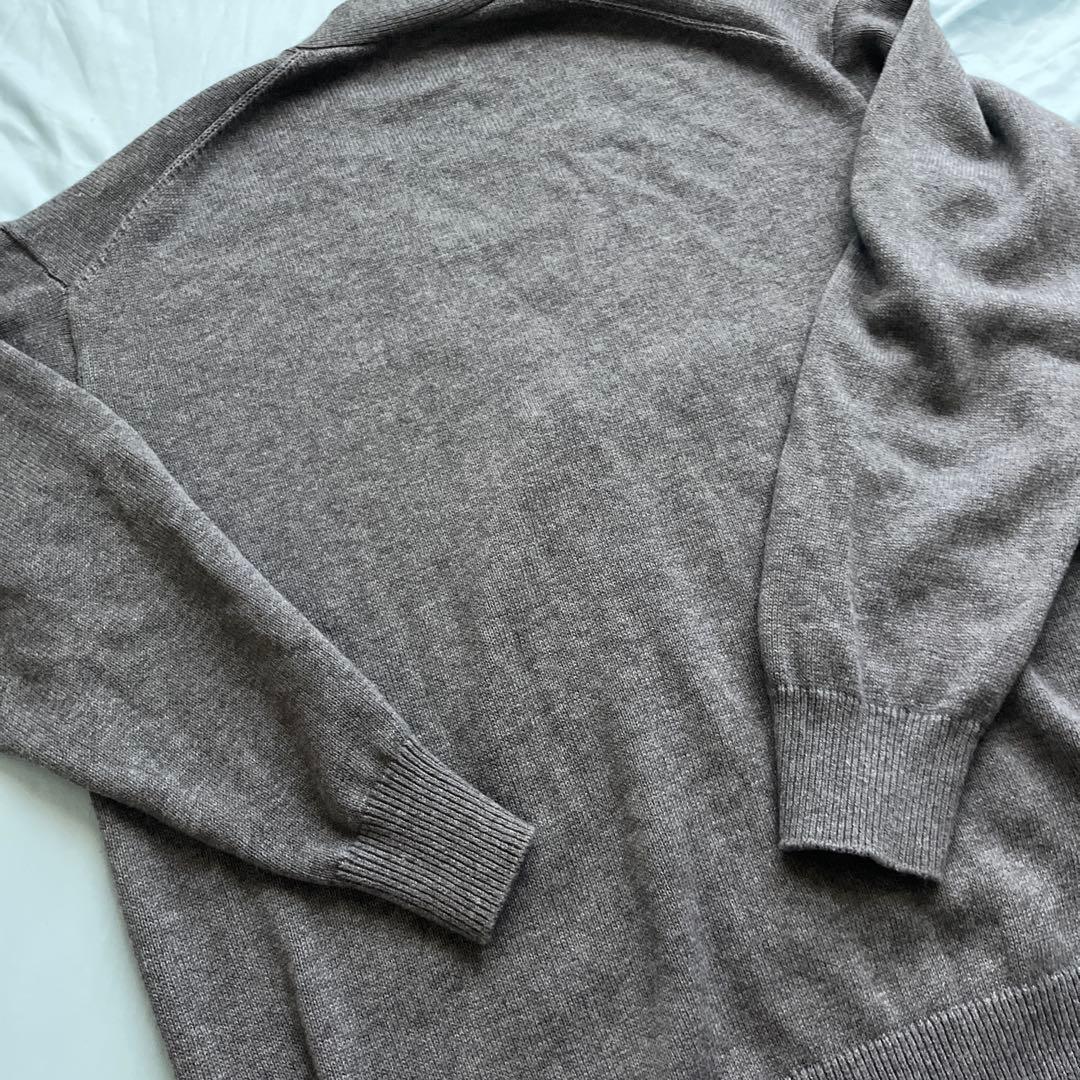 EDIT. FOR LULU コットンウールVネックカーディガン