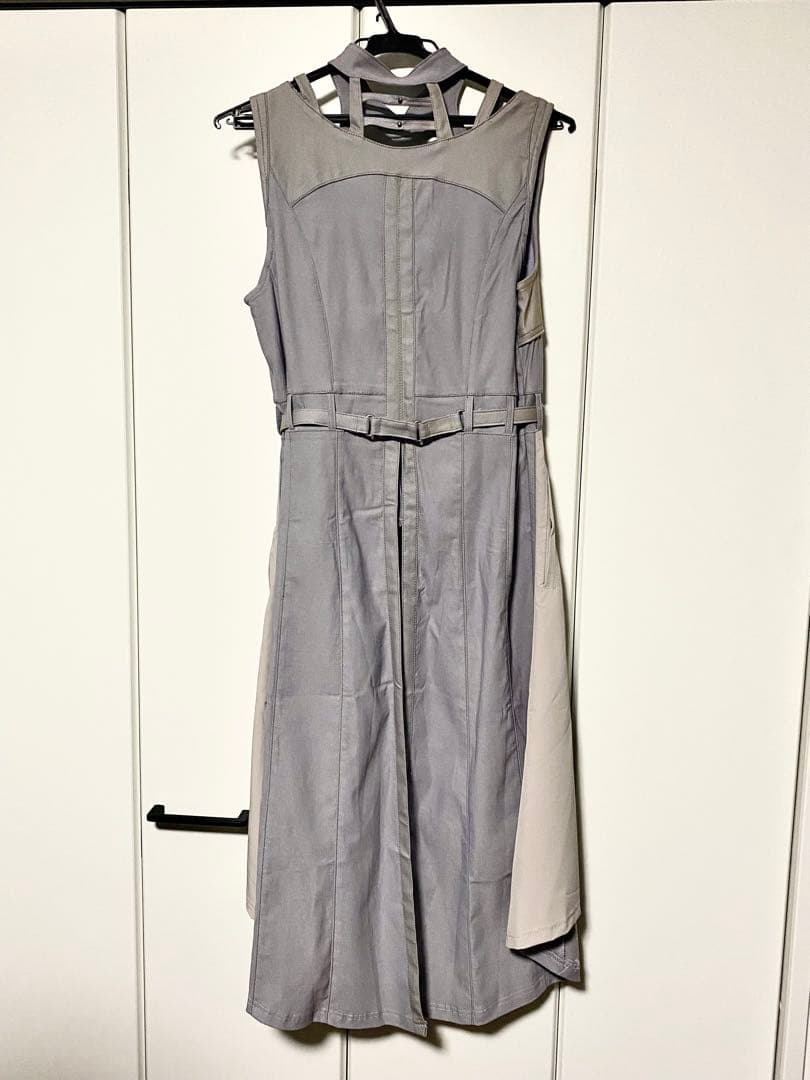 最終値下げ　Ozz Croce 刺繍入りロングベストワンピース　オッズオン