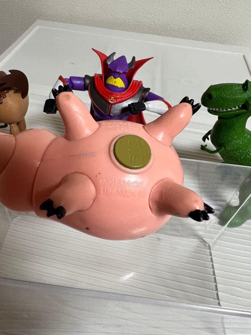 トイストーリーフィギュアセット（ハム、ブルズアイ、ザーグ、レックス）（マテル製）