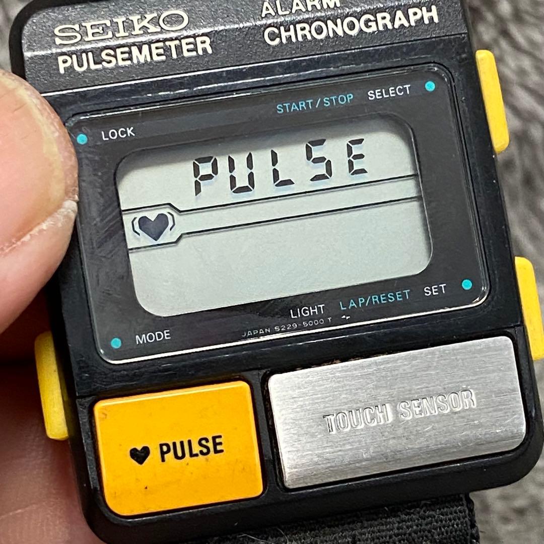 f*n様 SEIKO PULSEMETER デジタル腕時計
