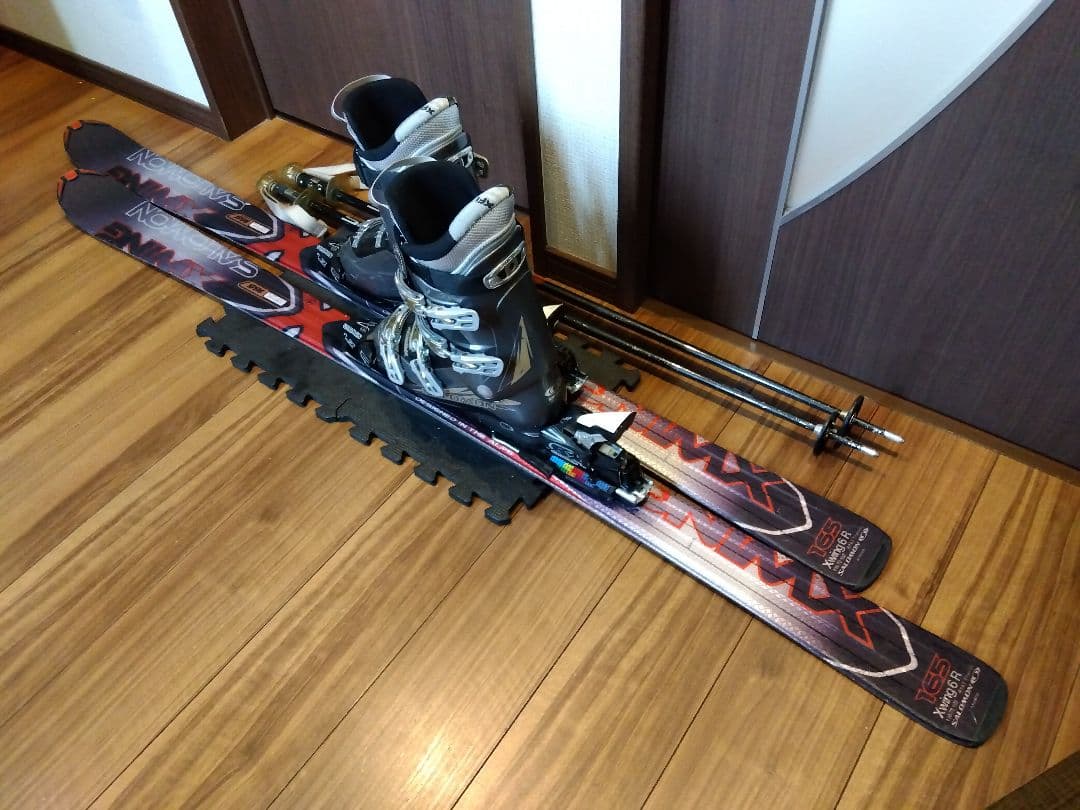 【ハイエンド】SALOMON/学生・メンズ用/スキーセット/メンテ・WAX済み✔