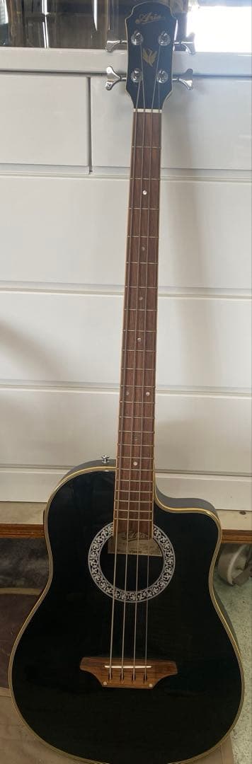 【美品】エレアコ 黒　アコースティックギター　ARIA AMB-50B 年代物