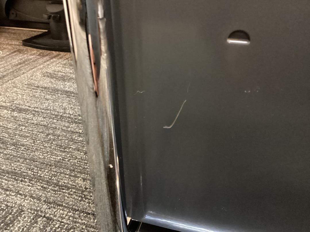 鍵付き　USMハラー　ロールボーイ　２段　デスクワゴン　アントラサイト　C