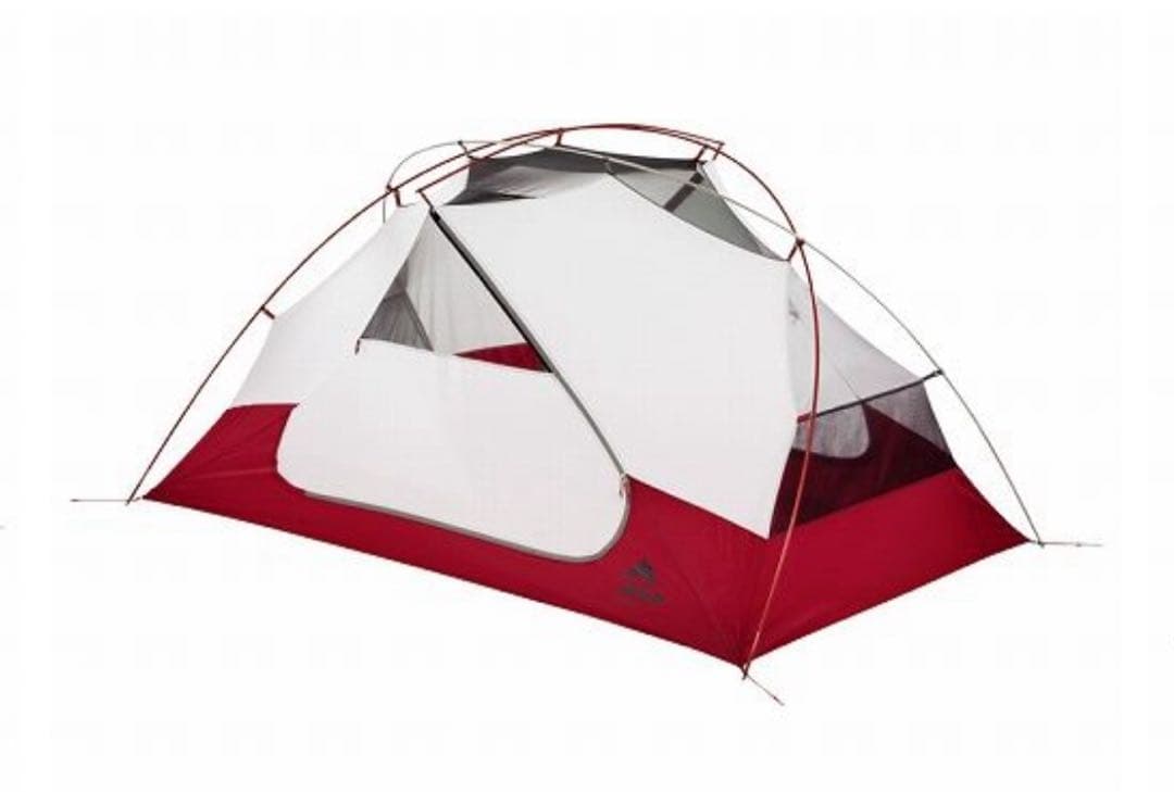 【大幅値下げ中】【MSR】ELIXIR 2（2人用、レッド×オリーブ）