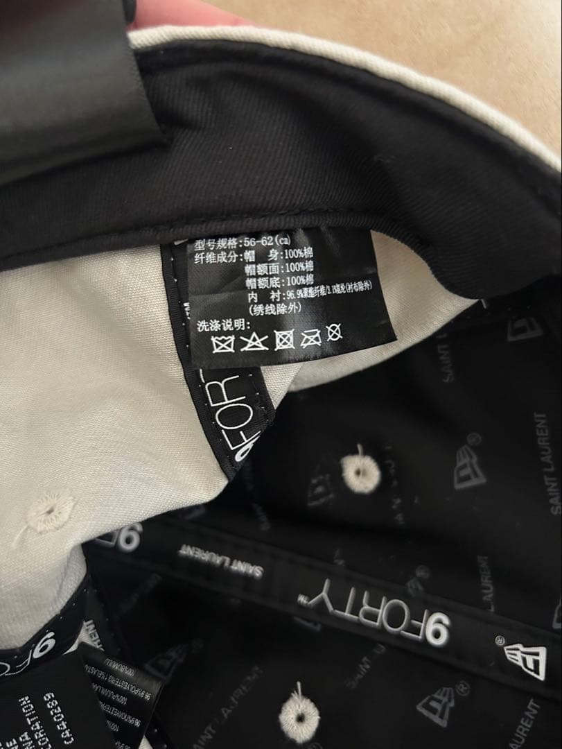 【匿名配送】YSL サンローラン ニューエラコラボ キャップ