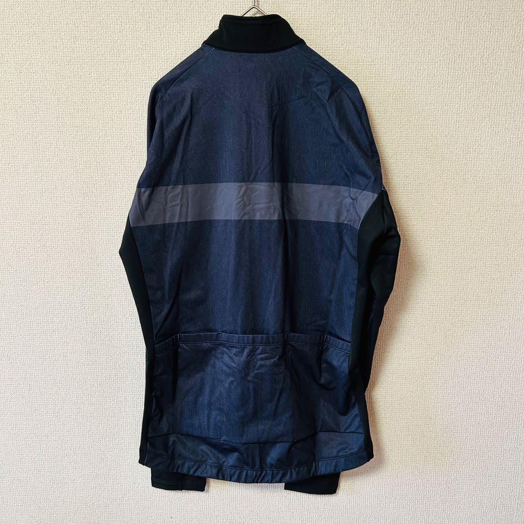 ■新品■　カペルミュール　Mサイズ　裏起毛ジャケット　グレーボーダーデニム