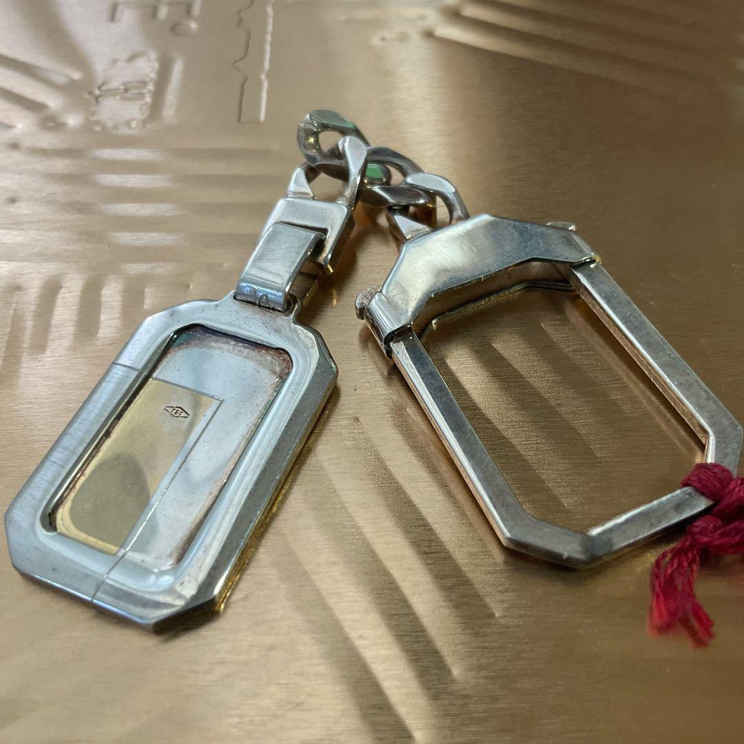 シルバー925　シンプルなキーホルダーアンティーク　レディース　メンズ