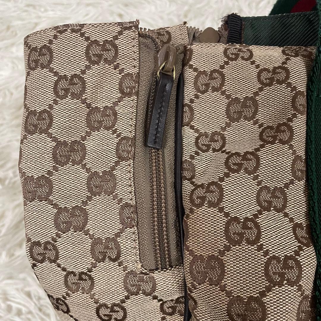 GUCCI グッチ ドッグキャリーバッグ シェリーライン GG柄