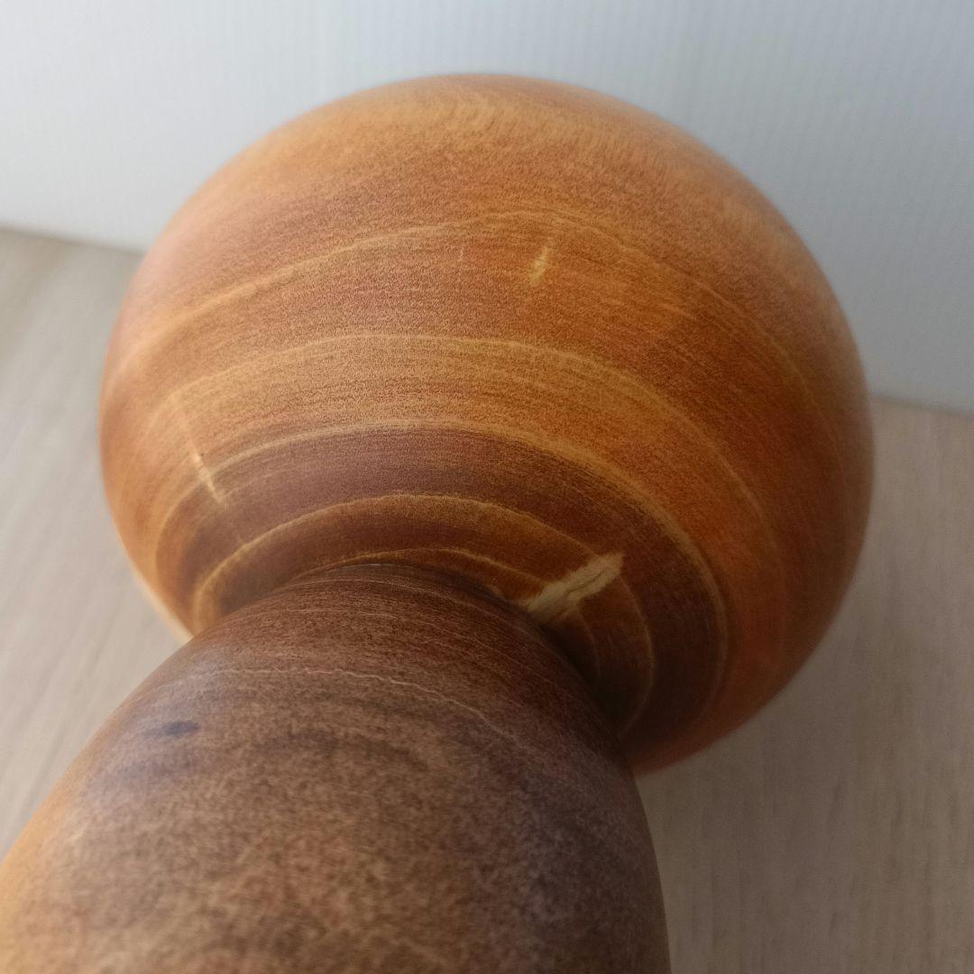 ②渡辺正雄 彩秋 約30cm 創作こけし 大 伝統工芸 内閣総理大臣賞受賞作家