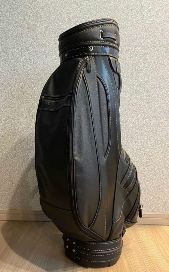 hikaru kotaniBURBERRY ブラックレザー キャディバッグ