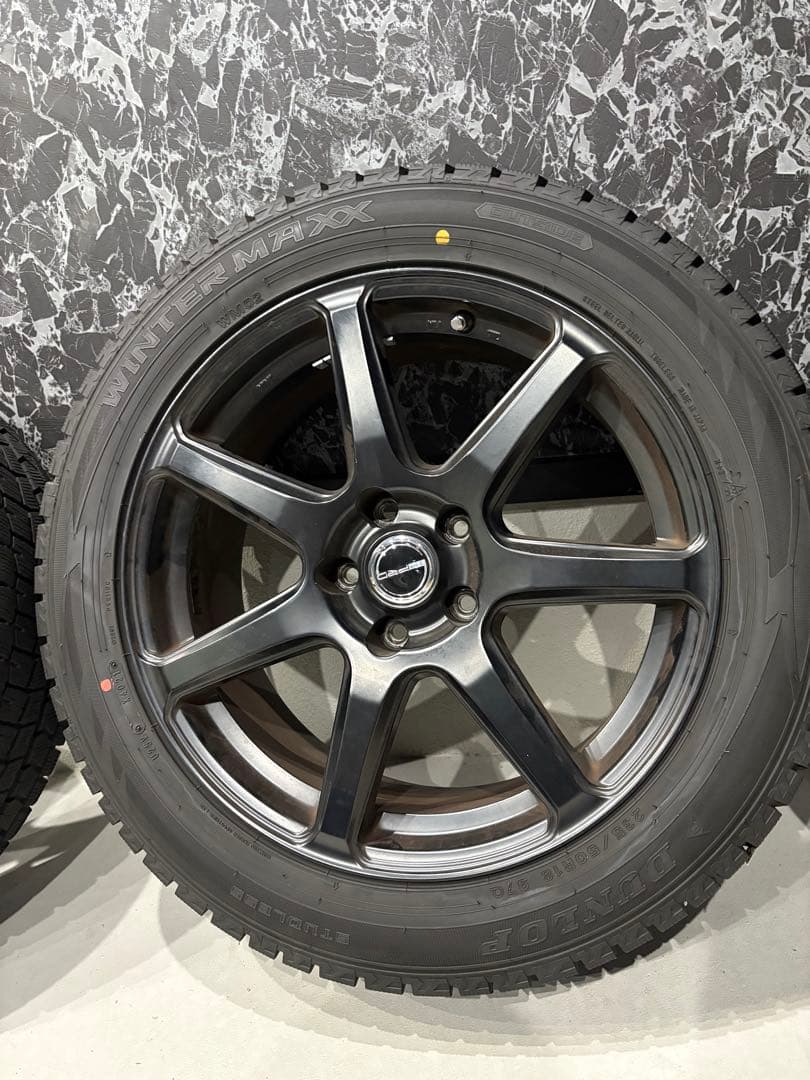 18インチ マットブラック ホイールセット