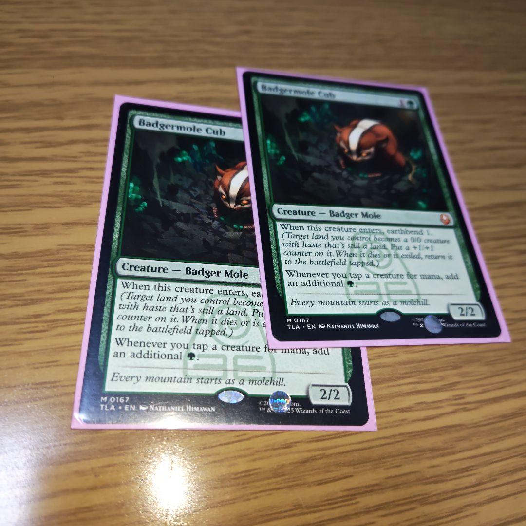 アナグマモグラの仔　英語版　2枚セット