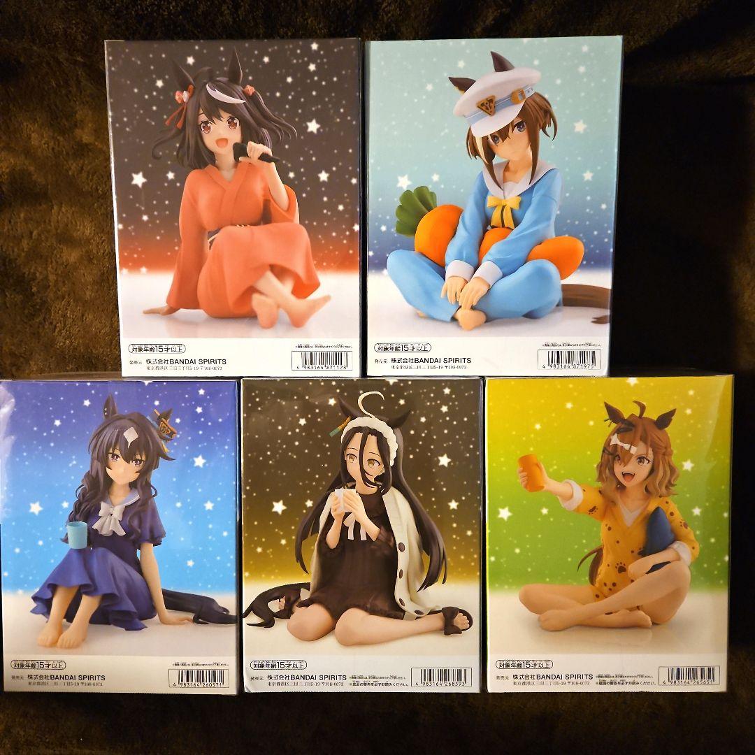 バンダイ Relax time ウマ娘フィギュア 5体セット