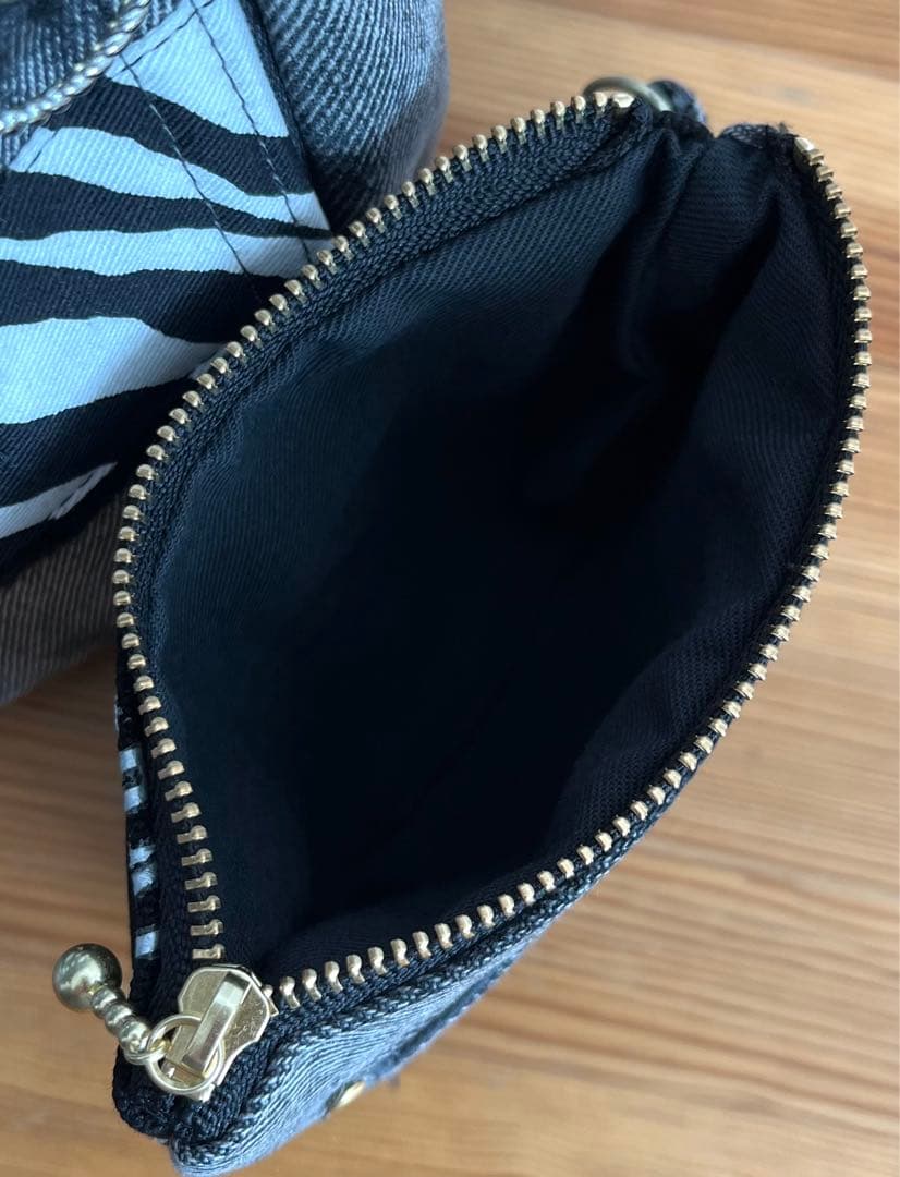 グレーデニムリメイクバッグ（L）No.799☆ハンドバッグ　マザーズバッグ