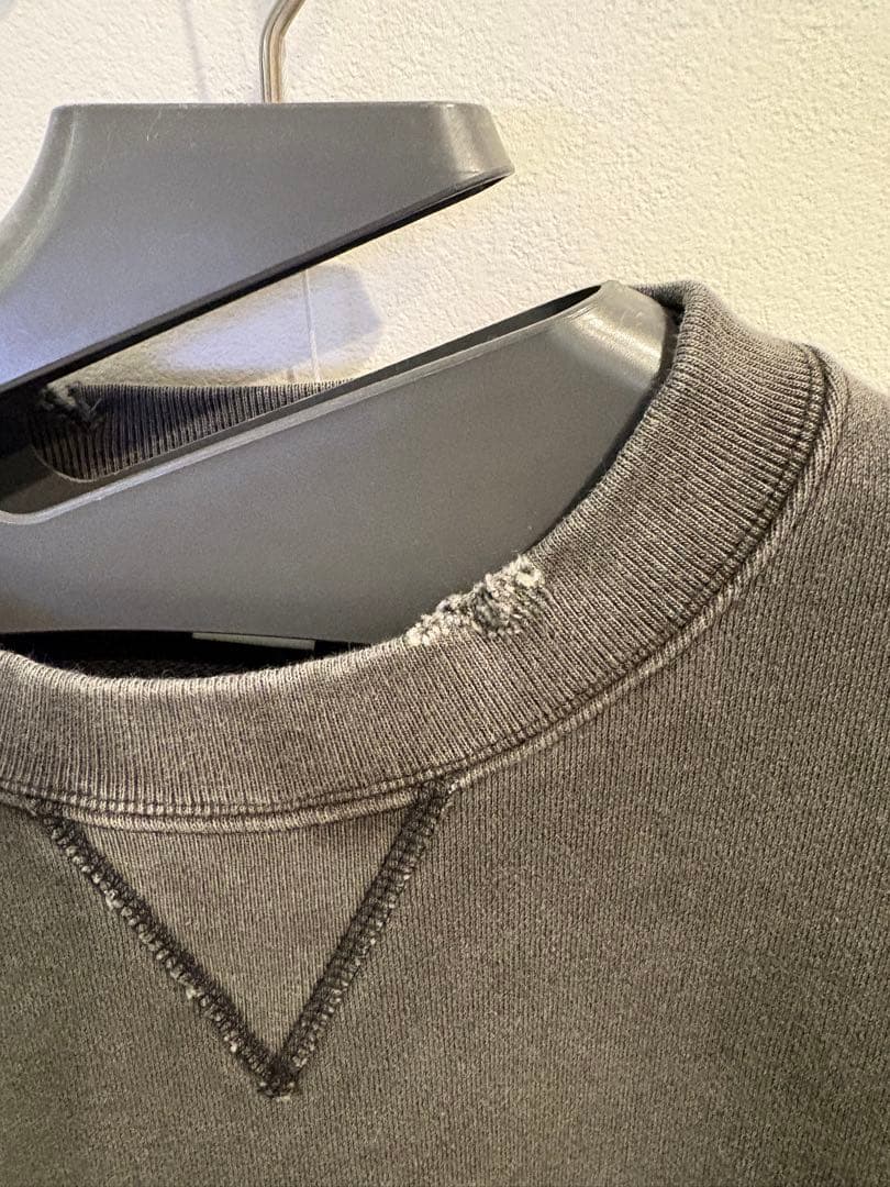 新品✨OVY Pigment Damage Crew Neck Sweat L