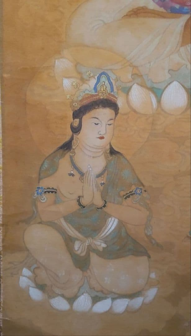 81Z340絵画 掛け軸 日本画掛軸 仏画 茶道具茶掛け 骨董