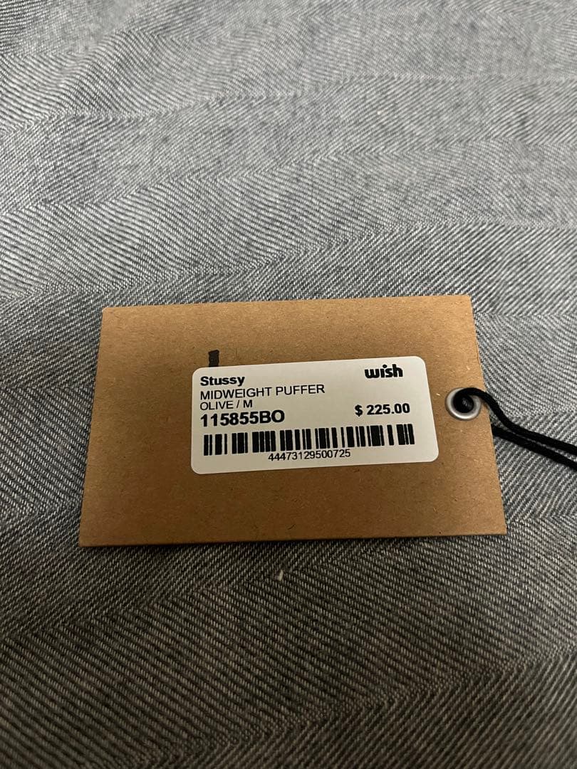 【ヒデ様】専用Stussy Midweight Puffer Olive 新品