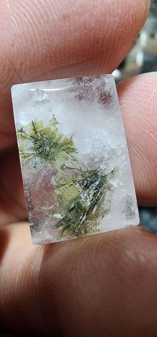 超レア♤ホランド鉱星状インクルージョン入り研磨済み水晶　3セット