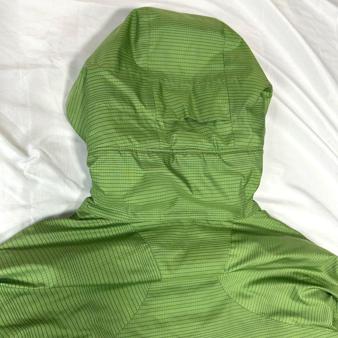 Patagonia マイクロパフフーディ レアカラー グリーン M