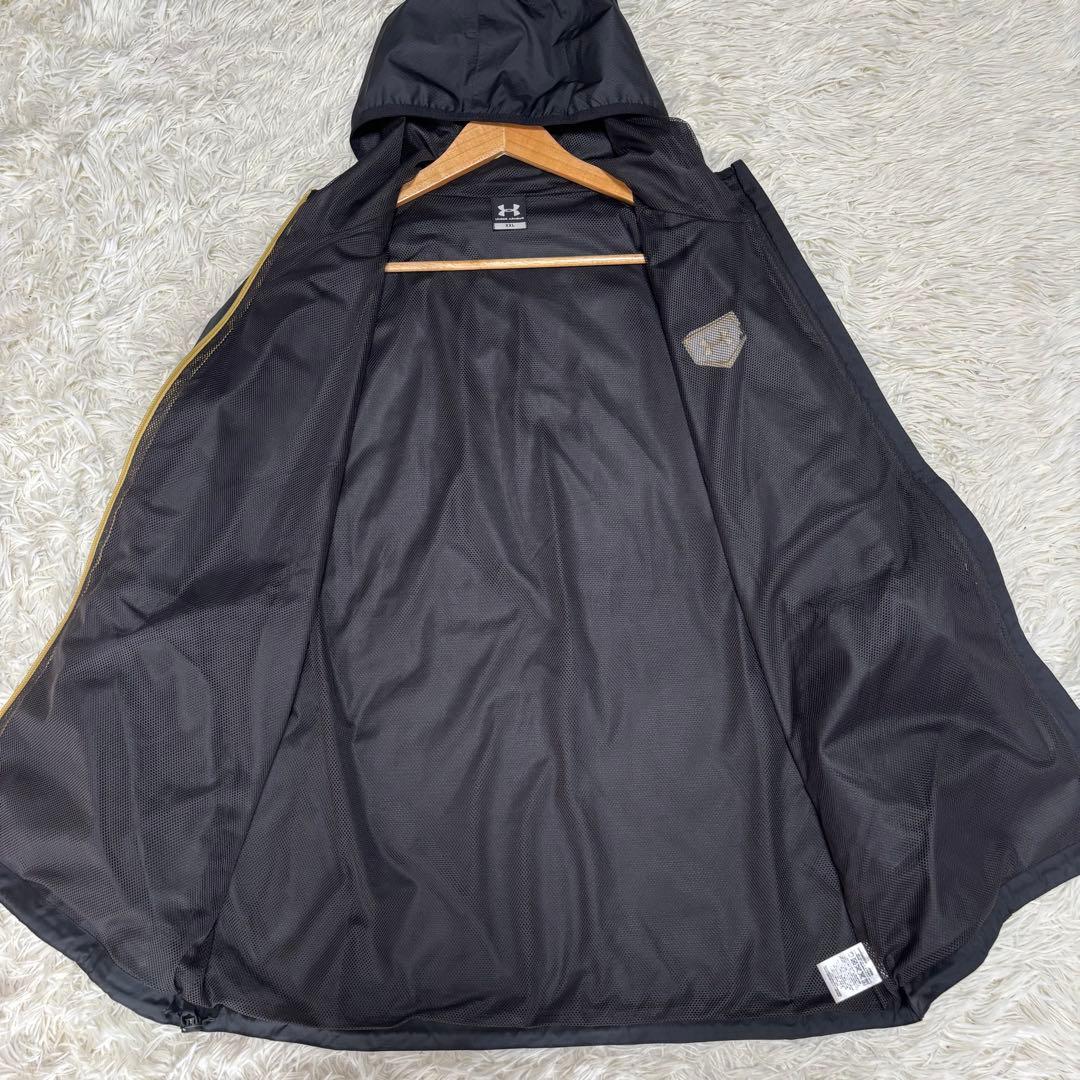 ✨️極美品 アンダーアーマー ランニングウェア 大きいサイズ XXL 黒 金