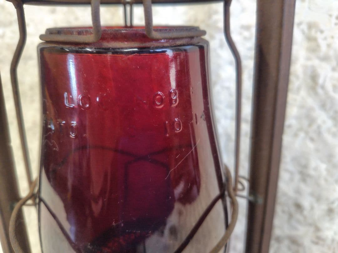 Dietz デイツランタン 赤グローブ アンティーク ヴィンテージランタン