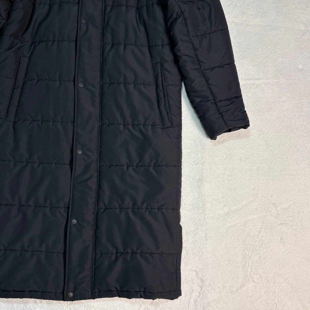 NEW BALANCE ベンチコート ブラック メンズ M ロゴ入り 軽量 秋冬