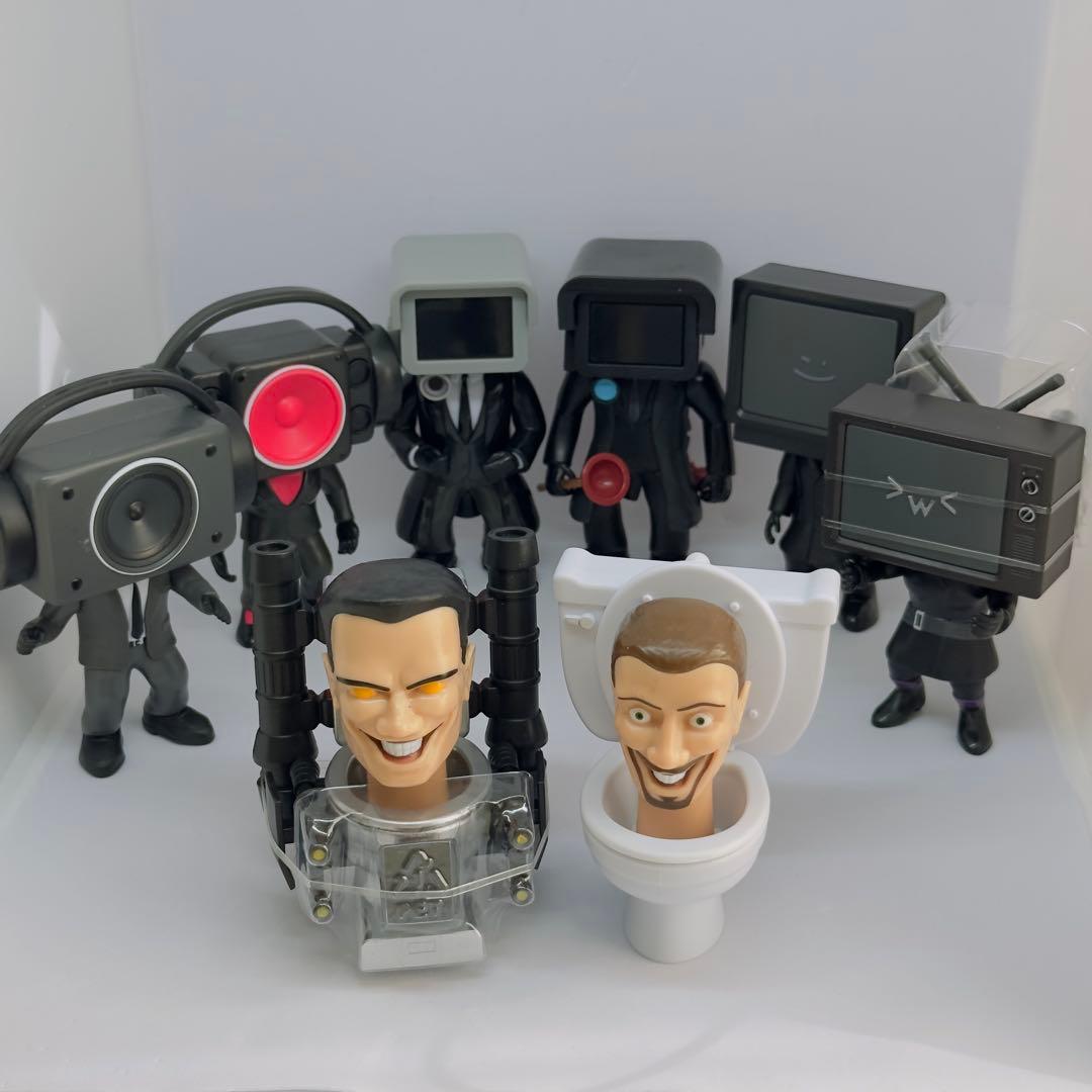 SKIBIDI TOILET ミステリーコレクターフィギュアフルセット8点