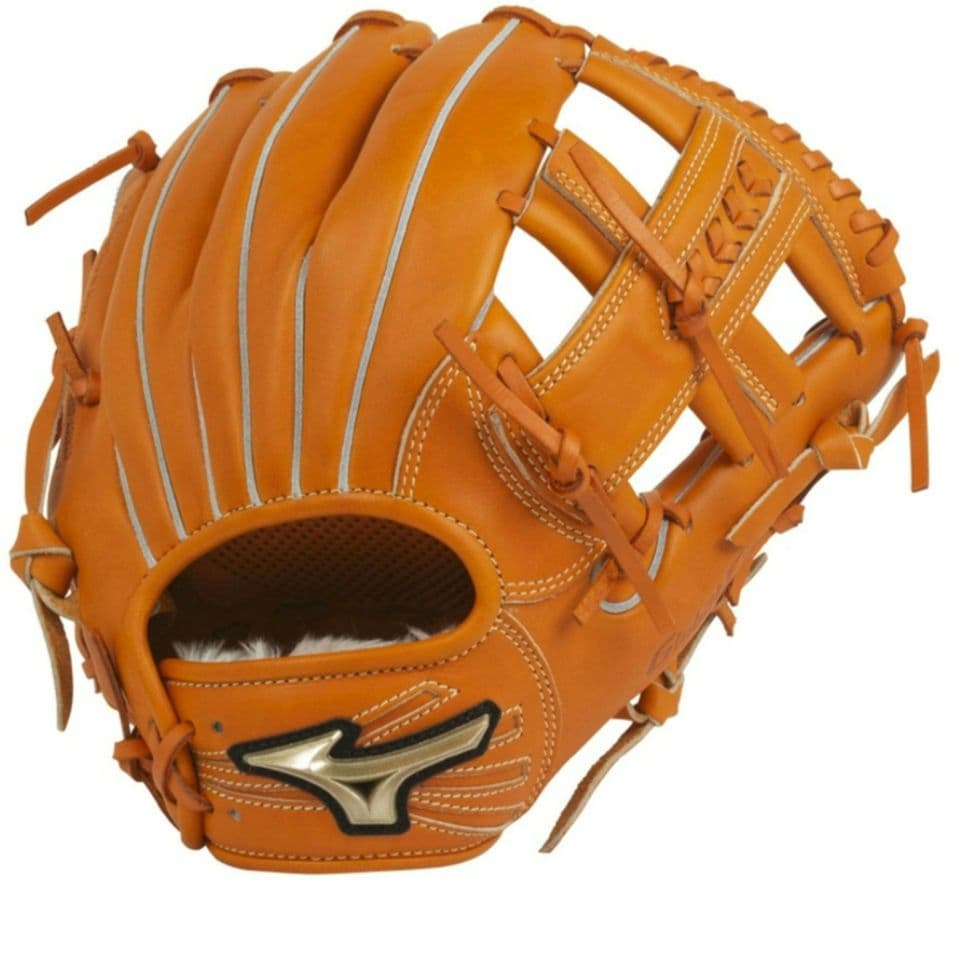 Mizuno GlobalEliteRG 少年軟式グローブ 左利き オレンジ