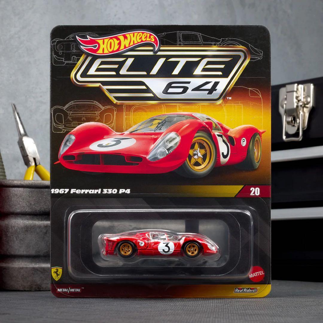 ミニカー Hot Wheels 1967 Ferrari 330 P4 ELITE 64