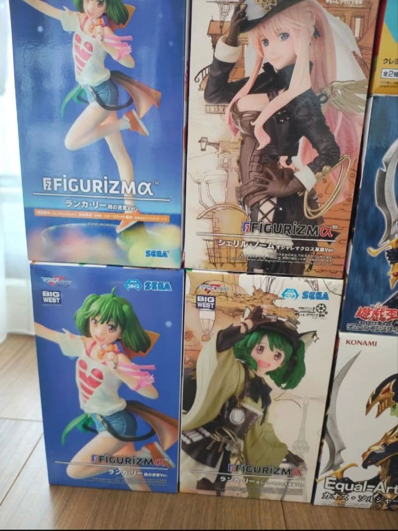 フィギュアまとめ売り　マクロス　ワンピース　鬼滅の刃　遊戯王　クレヨンしんちゃん