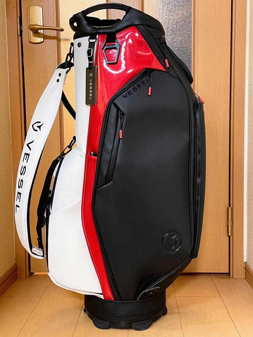 ゆ！【美品です】ベゼル★VESSEL★Lux7★キャディバッグ★