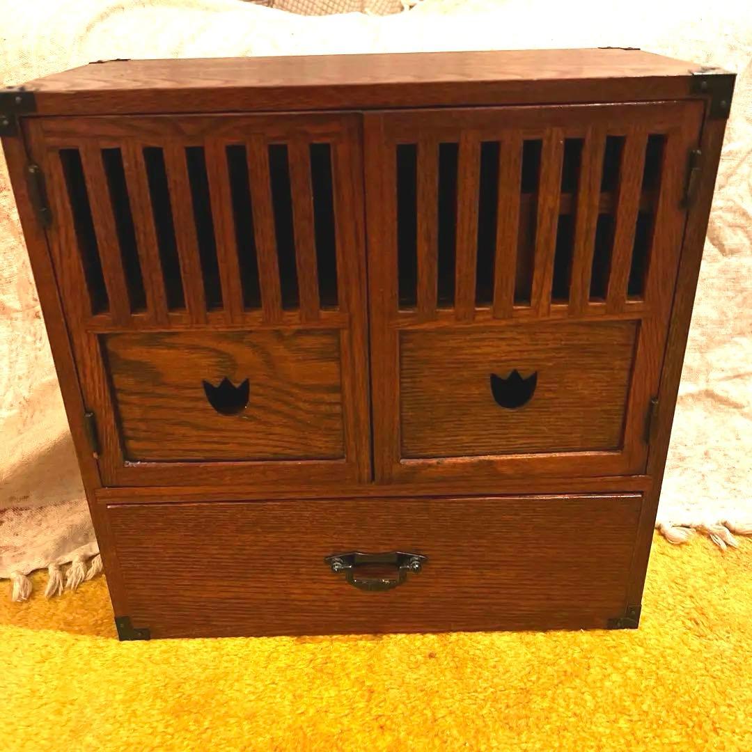 昭和家具　美品　木製小引き出し　アンティーク