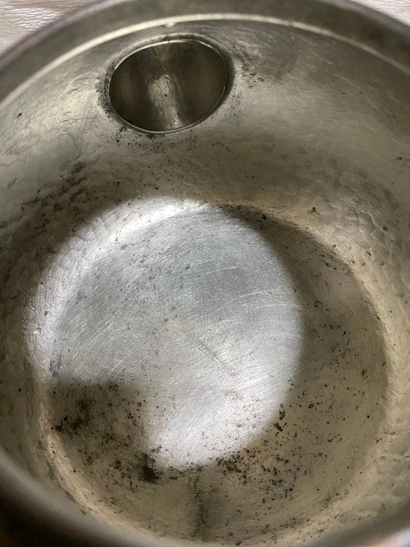 玉川堂 紫金色湯沸 銅器