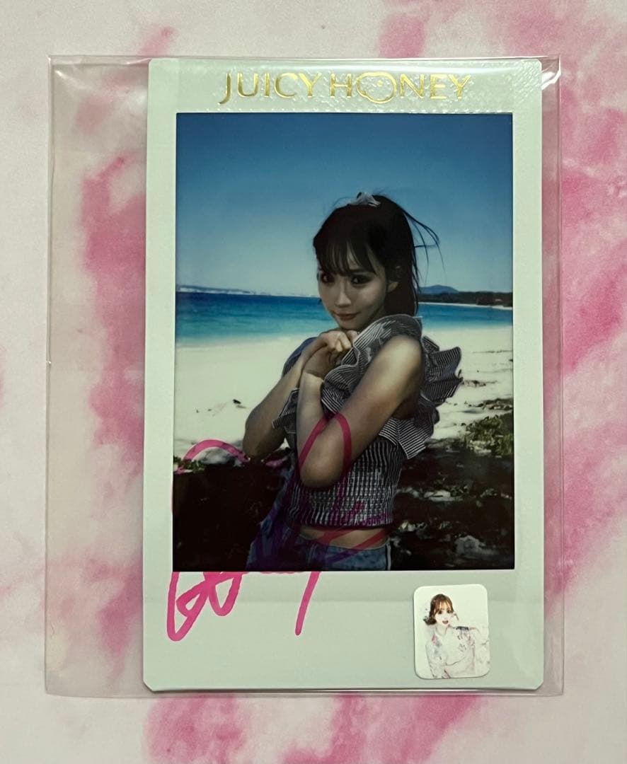ジューシーハニー 三上悠亜 直筆サイン入りチェキ プリクラ付き