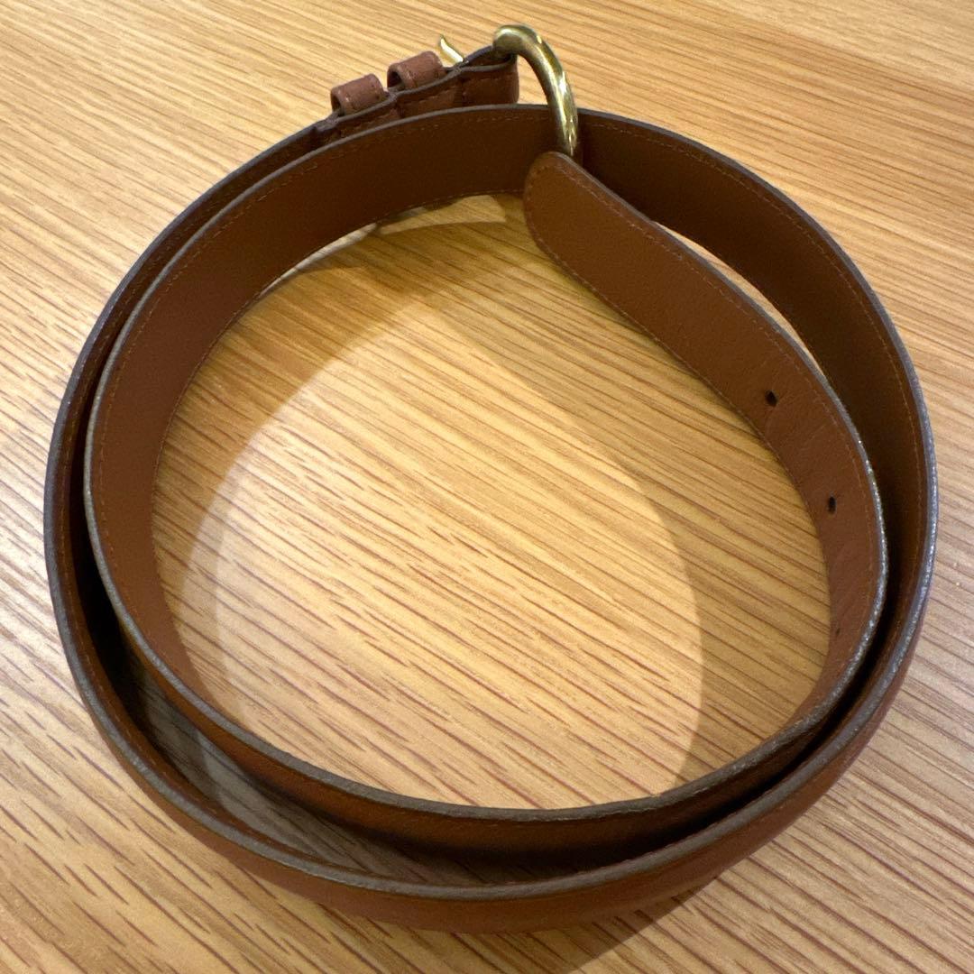 コーチ　ベルト　ブラウン　75 全90㎝　キャメル　ヴィンテージ　オールドコーチ